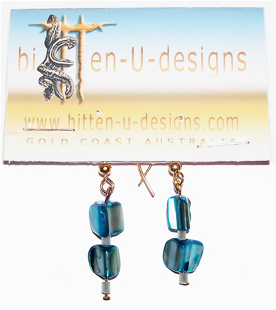 MADDISY Earings - Blue Shell